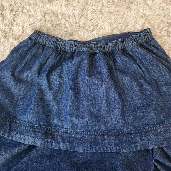 Free People Ryder Denim Skirt Set In Midnight‎ Blue Women's Size Large - Picture 7 of 14